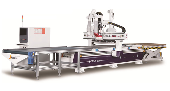 S4000-P7W鋸片直排自動上下料加工中心